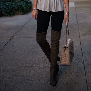 Marc Fisher over the knee suede boots